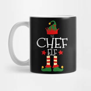 Chef Elf Matching Family Group Christmas Party Pajamas Mug